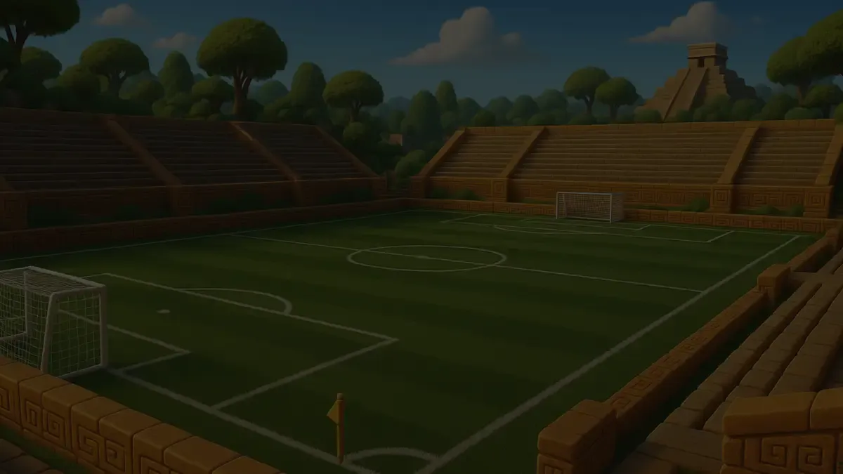Formación de fútbol infantil